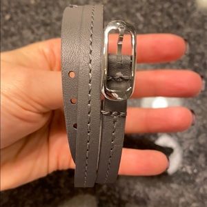 Genuine leather Shinola bracelet